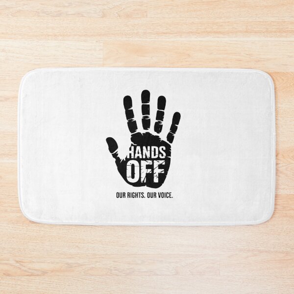 Item preview, Hands Off" Protest T-Shirt – Bold Handprint Design for Human Rights & Freedom designed and sold by FEBRICAST.