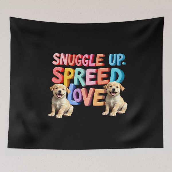 Item preview, SNUGGLE UP & SPREAD LOVE: Trendy T-Shirt for Comfort and Kindness designed and sold by Mikel-empire.