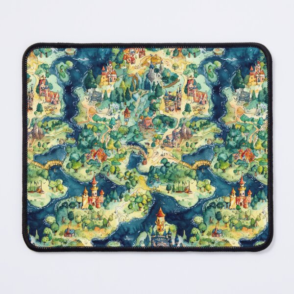 Item preview, Ancient Empire Map with Rivers Mountains and Forts designed and sold by Piotrek0001.