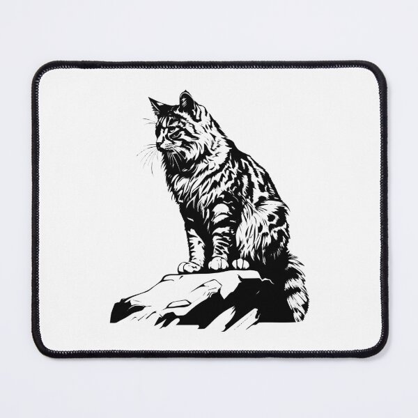 Item preview, Maine Coon Cat Giant Shag American Longhair Domestic Pet designed and sold by inkoutninja.