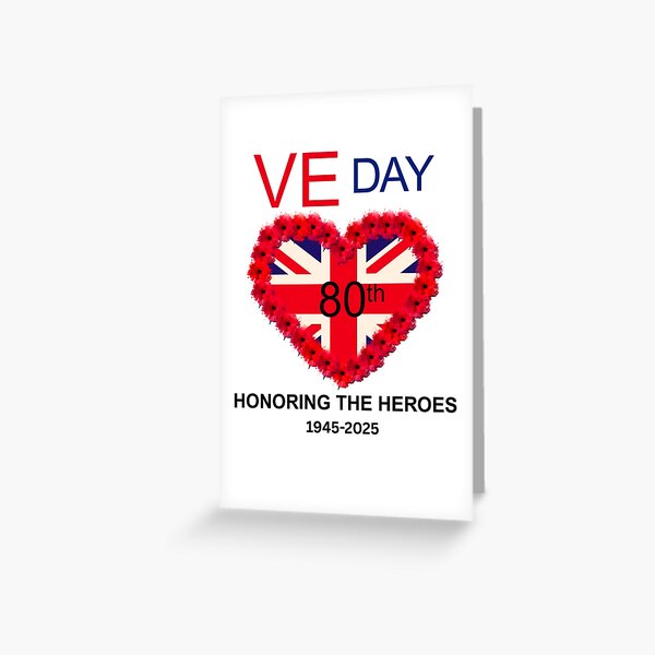 Item preview, VE day 80th anniversary 2025 V  E Day Victory in Europe designed and sold by Minimalismat.