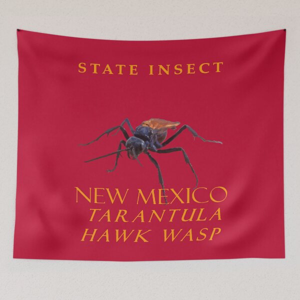 Item preview, New Mexico Territory Insect The Tarantula Hawk Wasp designed and sold by taiche.