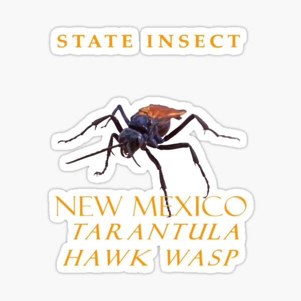 Item preview, New Mexico Territory Insect The Tarantula Hawk Wasp designed and sold by taiche.