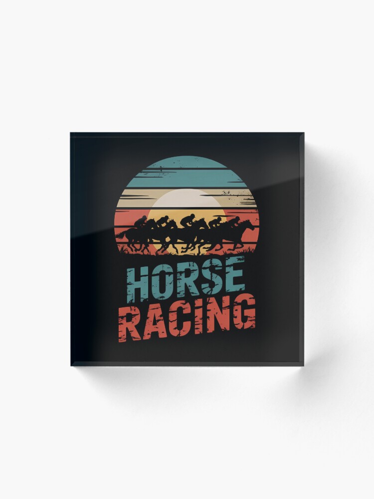 Thumbnail 1 of 5, Acrylic Block, Horse Racing designed and sold by Rostislav1401.