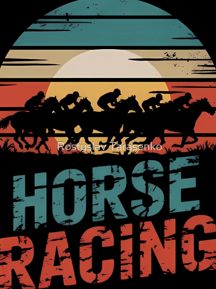 Thumbnail 3 of 3, Scarf, Horse Racing designed and sold by Rostislav1401.