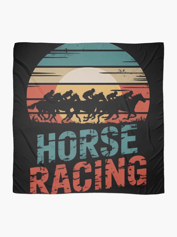 Thumbnail 2 of 3, Scarf, Horse Racing designed and sold by Rostislav1401.