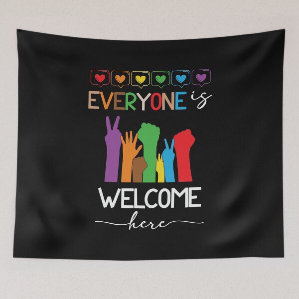 Item preview, Everyone Is Welcome Here Idaho Teacher designed and sold by TalalosART.