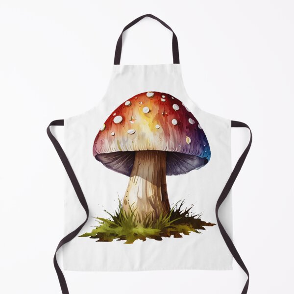 Item preview, Psychedelic Watercolor Mushroom Illustration designed and sold by CharmingGarden.