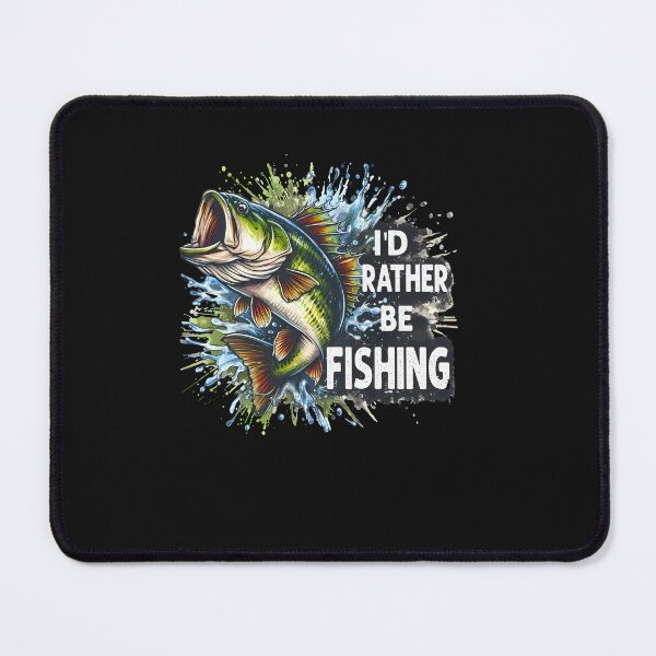 Item preview, Fishing-Shirt Id Rather Be Fishing Men Boy Funny Bass Dad designed and sold by TalalosART.