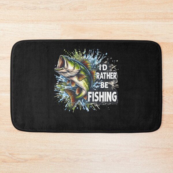 Item preview, Fishing-Shirt Id Rather Be Fishing Men Boy Funny Bass Dad designed and sold by TalalosART.