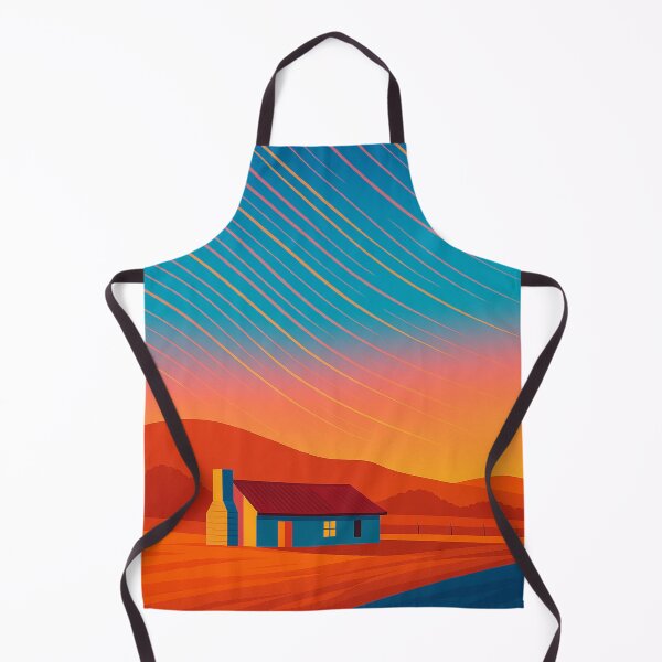 Item preview, Orroral Homestead – Retro Star Trail Sunset Art designed and sold by MRageebArt.