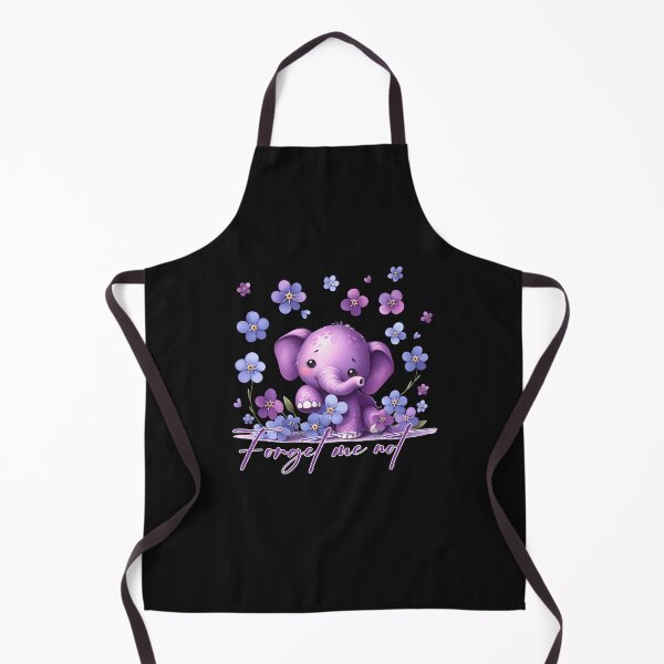 Item preview, Forget me not Alzheimer_s Awareness Elephant Flower designed and sold by TalalosART.