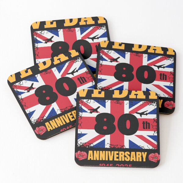 Item preview, VE day 80th anniversary 2025 V  E Day designed and sold by Minimalismat.