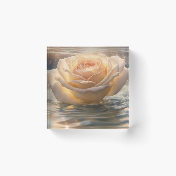 Item preview, Cream White Rose designed and sold by BookCovered.