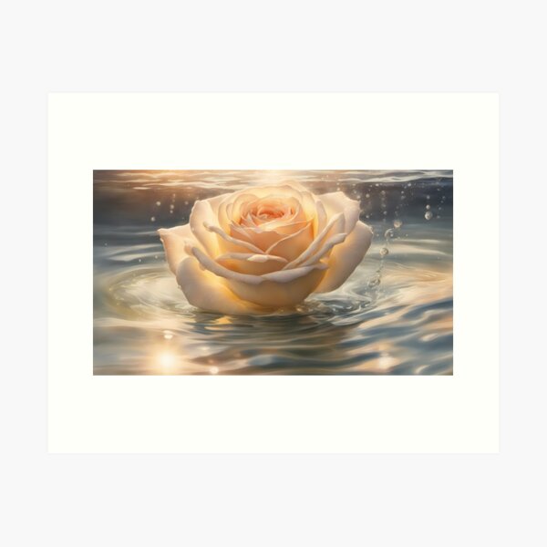 Item preview, Cream White Rose designed and sold by BookCovered.