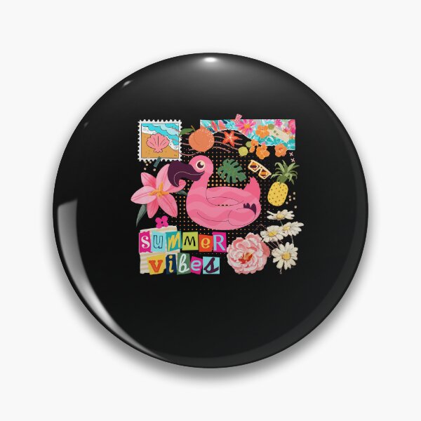 Artikelvorschau, Lustiger Sommer Vibes Flamingo mit Palme Retro Strandleben entworfen und verkauft von TalalosART.