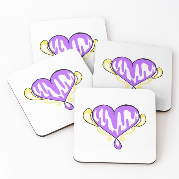 Item preview, Lava Lamp Heart (Purple and Yellow)  designed and sold by UmbreMoon.