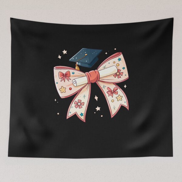 Item preview, Groovy Cute Senior Class Of 2025 Bow Graduation Party Girls designed and sold by TalalosART.