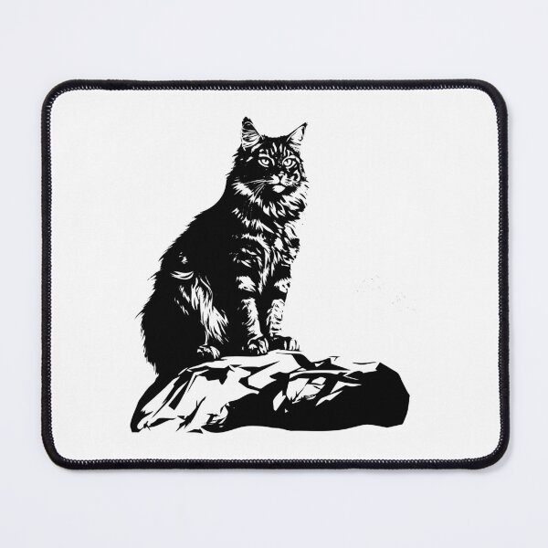 Item preview, Maine Coon Cat Giant Shag American Longhair Domestic Pet designed and sold by inkoutninja.