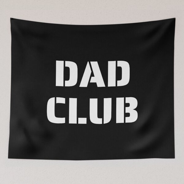 Item preview, Dad Club, Stencil Font, Bold White, Quotes  designed and sold by AASparksDesigns.