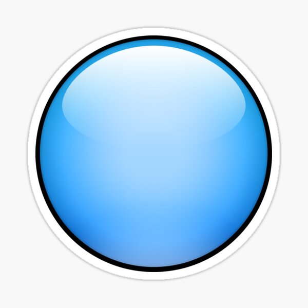 Frutiger Aero Droplet Blob Sticker