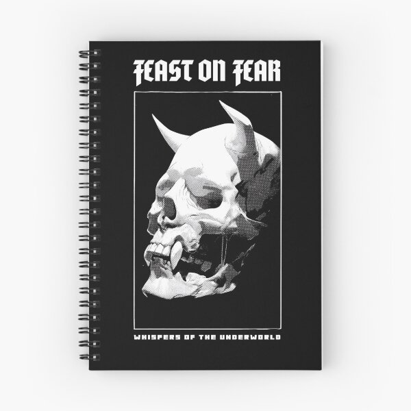 Item preview, Feast on Fear. Metal style design by shadowinkedartwork. Whispers of the underworld. designed and sold by shadowinkedart.
