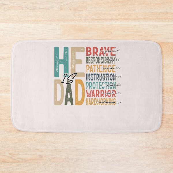 Item preview, He Is Dad Religious Bible Verse Christian Happy Father’s designed and sold by TalalosART.