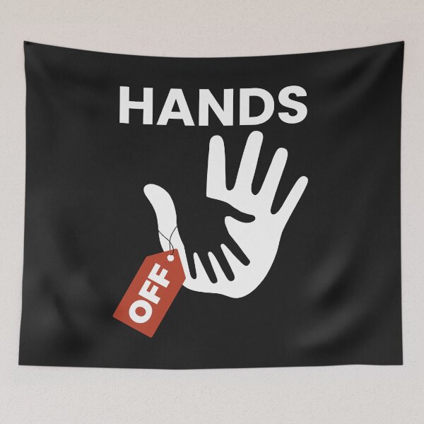 Item preview, Hands Off Protest Anti-Trump designed and sold by Anniko Art Studio.