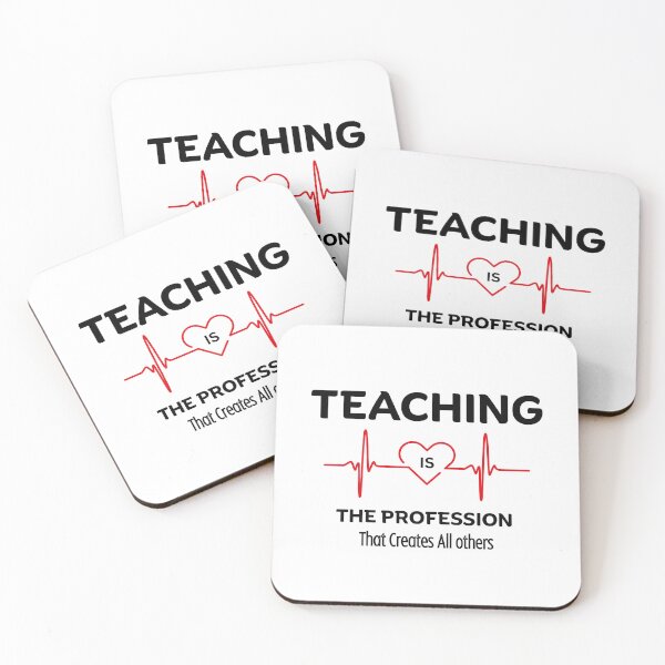 Item preview, Teaching: The Profession That Creates All Others – Inspirational Teacher T-Shirt designed and sold by VibeVault12.