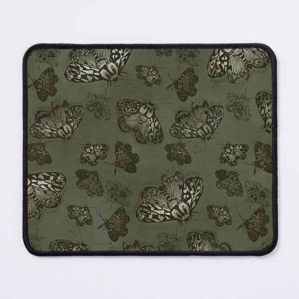 Item preview, moss tiger moth designed and sold by SpottedQuoll.