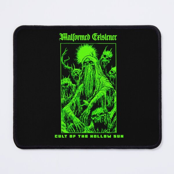 Item preview, Malformed Existence. Metal style design by shadowinkedartwork. Cult of the Hollow Sun series. Green.  designed and sold by shadowinkedart.