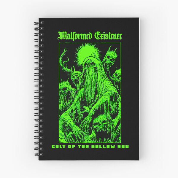 Item preview, Malformed Existence. Metal style design by shadowinkedartwork. Cult of the Hollow Sun series. Green.  designed and sold by shadowinkedart.
