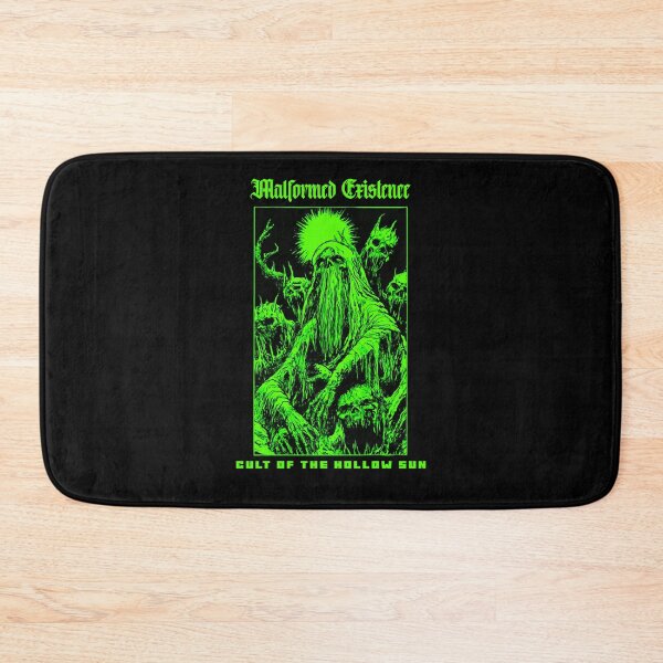 Item preview, Malformed Existence. Metal style design by shadowinkedartwork. Cult of the Hollow Sun series. Green. designed and sold by shadowinkedart.