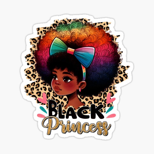 Artikel-Vorschau von Ich bin schwarze Geschichte, afrikanische Prinzessin, Mädchen, Melanin-Ermächtigung, designt und verkauft von TalalosART.
