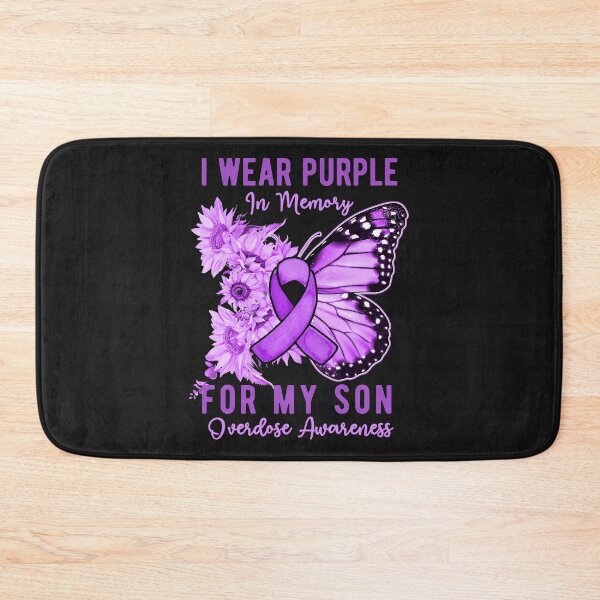 Item preview, I Wear Purple In Memory Of My Son Overdose Awareness designed and sold by TalalosART.
