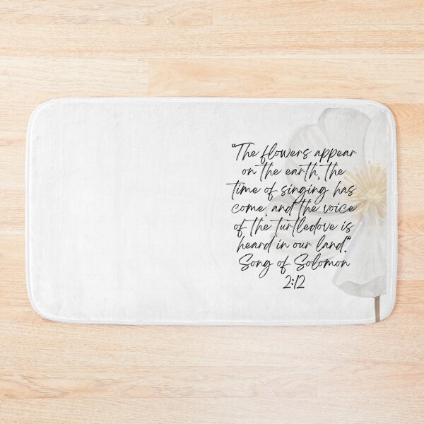 Item preview, The flowers appear on the earth, the time of singing has come and the voice of the turtledove is heard in our land" Song of Solomon 2:12...Scripture wear designed and sold by NucleusOfLove.