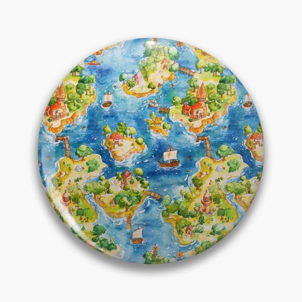 Item preview, Magical Forest Map with Villages Rivers and Caves designed and sold by Piotrek0001.