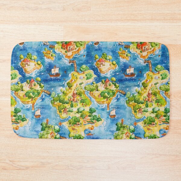 Item preview, Magical Forest Map with Villages Rivers and Caves designed and sold by Piotrek0001.
