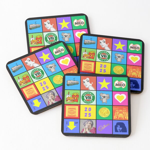 Item preview, POP ART BOARD #4 - ICONIC AUSTRALIA STARS designed and sold by AASparksDesigns.