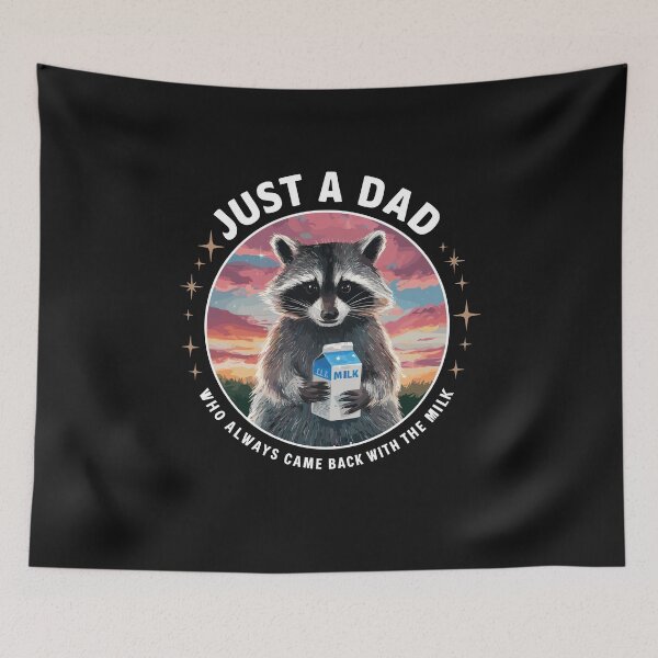 Item preview, Just A Dad Who Always Came Back With The Milk Father_s Day  designed and sold by TalalosART.