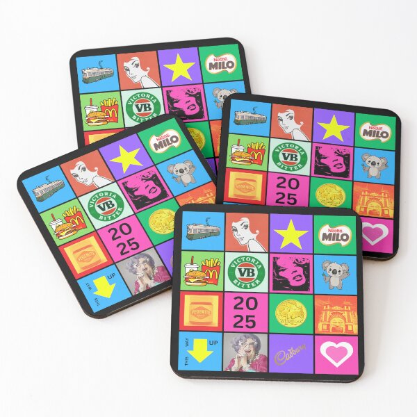 Item preview, POP ART BOARD #3 - ICONIC AUSTRALIA  designed and sold by AASparksDesigns.