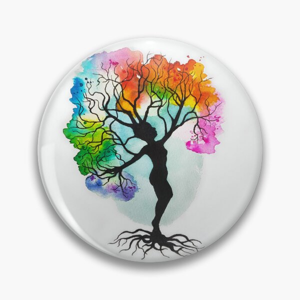 Aperçu de l'œuvre Arbre de la Déesse Mère Gaïa créée et vendue par Inky Paige.