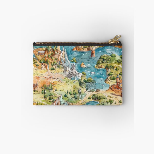 Item preview, Enchanted Kingdom Map with Crystals Storms and Bridges designed and sold by Piotrek0001.