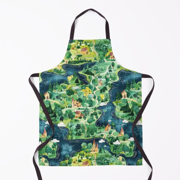 Item preview, Land of Sorcery with Towers Lakes and Forests designed and sold by Piotrek0001.