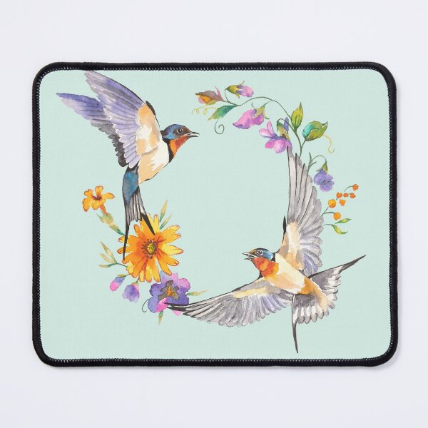 Item preview, The First Swallows Watercolour designed and sold by Inky Paige.