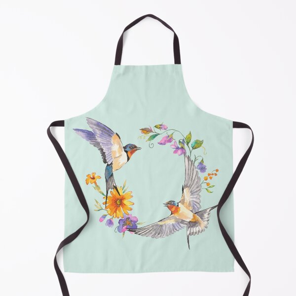 Item preview, The First Swallows Watercolour designed and sold by Inky Paige.