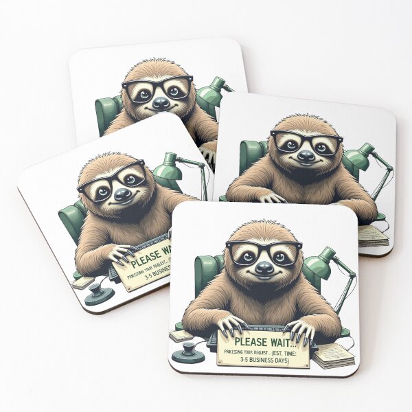 Item preview, Sloth Bureaucracy T-Shirt - DMV Waiting Meme Tee - Government Worker Satire Gift designed and sold by GeniePixel.