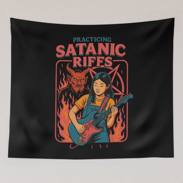 Item preview, Satanic Riffs Practice Club designed and sold by Ironzoulz.