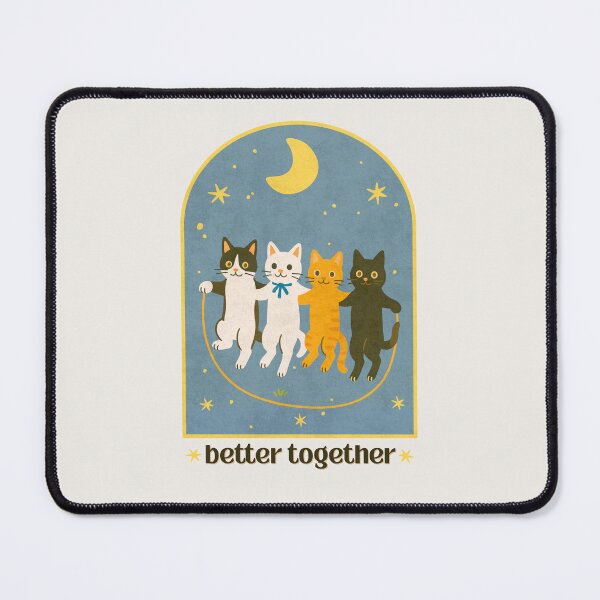 Item preview, Better Together Cats Skipping Rope Friendship designed and sold by arowh.