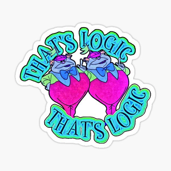 Tweedle Dee & Tweedle Dum Sticker